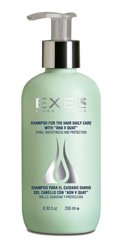 Shampoo Con Adn V Quat Exel 250ml  Suavidad Y Proteccion