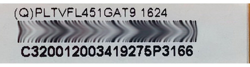 Kit Tv Vizio Gxfcb02k063 Pltvfl451gat9 44-9771074a D32x-d1 (Usado)