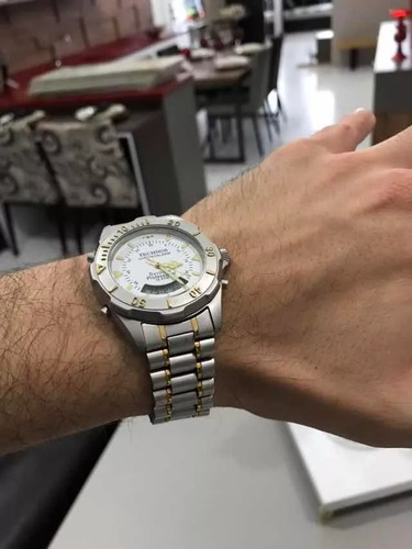 Relógio Technos Masculino Skydiver T20557/9b Misto / Bicolor