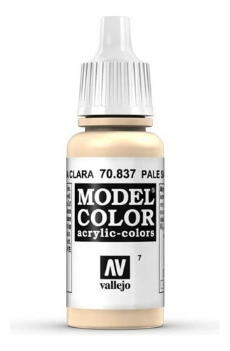 Vallejo Model Color 17ml Pintura Acrílica Color 7 Arena Clara 70.837