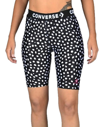 Biker Converse Lifestyle Mujer Cons Cheetah Negro Cli