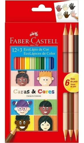 24 Lápices Bicolor 48 Colores Faber Castell - 70401232 - Nacional