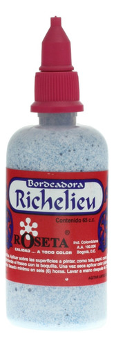 Pintura Escarchada Bordeadora Richelieu Roseta 65ml - Azul