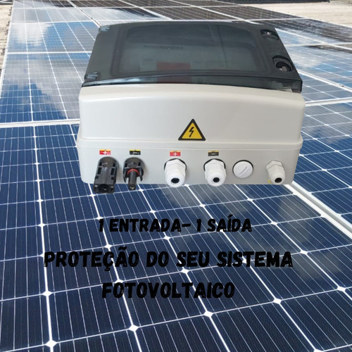 Quadro Stringbox Solar Tomzn 1 Entrada 1 Saída C/ Disjuntor