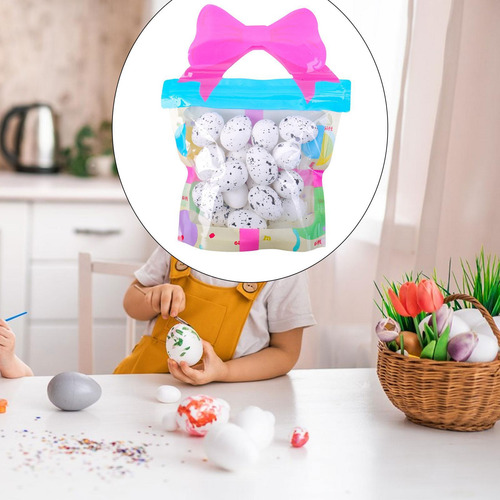 Adornos Decorativos De Huevos De Pascua, Negro Moteal