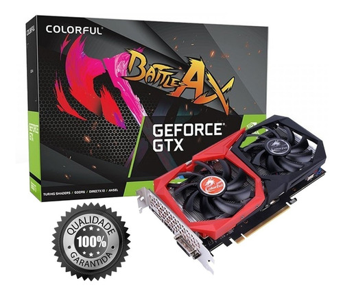 Imagem 1 de 3 de Placa De Vídeo Colorful Gtx1660 Super 6gb Gddr6 Hdmi/dvi/dp