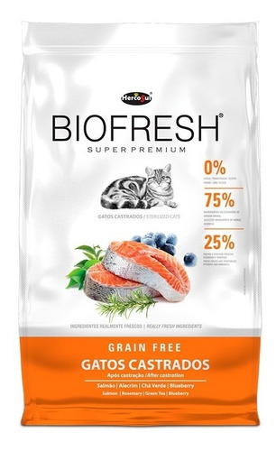 Imagen 1 de 1 de Biofresh Super Premium Gato Castrado 1,5kg