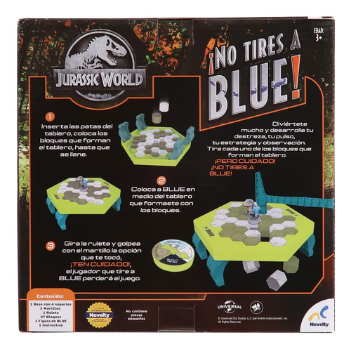 No Tires A Blue! Juego De Mesa Destreza Juegpoly (Reacondicionado)