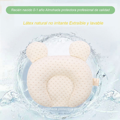 . Almohada Bebe Previene Síndrome Cabeza Plana Plagiocefalia