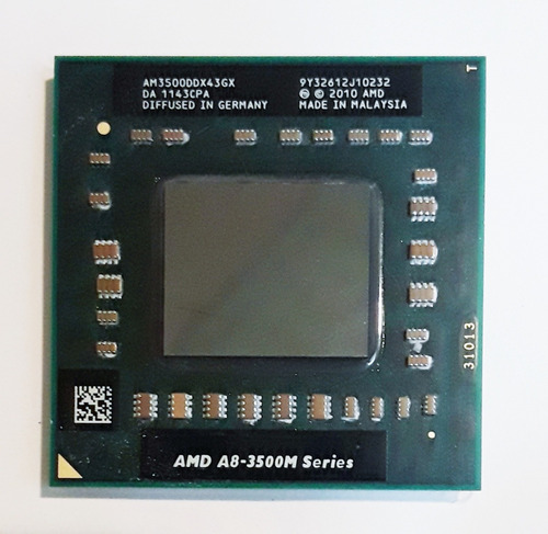 Procesador Amd A8 3500m 1.5ghz Socket Fs1 Laptop.