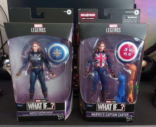 Lote De Marvel Legends Capitana Carter Baf The Watcher (Usado)