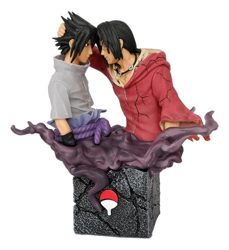 Figura De Acción De 17 Cm De Naruto Brotherly Uchiha Sasuke