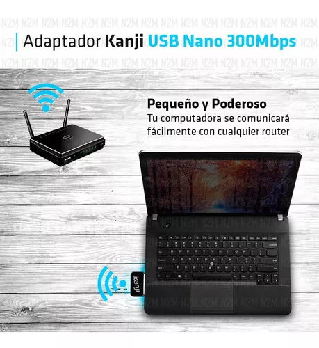 Adaptador Usb 2.0 Wifi 802.11n Nano Antena Wireless 300mbps