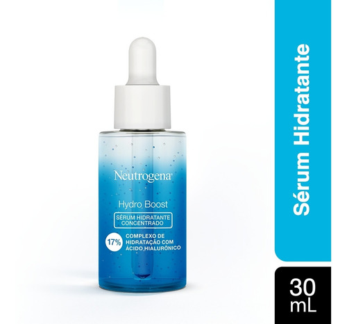 Sérum Hidratante Concentrado Hydro Boost 30ml Neutrogena Momento de aplicação Dia/Noite Tipo de pele Todo tipo de pele
