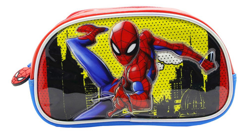 Cartuchera Canopla Doble Cresko Infantil Spiderman Marvel 