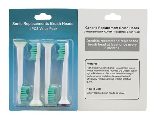 Imagen 5 de 6 de Cabezales Repuesto Cepillos Compatible Sonicare Philips X4