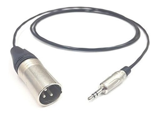 Cable Para Micrófono: 50 Foot Xlr Male To 3.5mm Male Stereo 