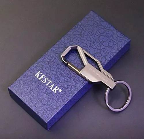 KESTAR Car Key Chain Key Ring Business Keychain for Men, Black