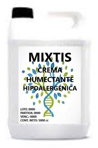 Crema Humectante Hipoalergénica Corporal X 5
