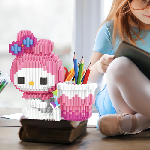 Kit Bloques Construcción Armables Melody Rompecabezas 3d Cantidad De Piezas 2257 Versión Del Personaje My Melody