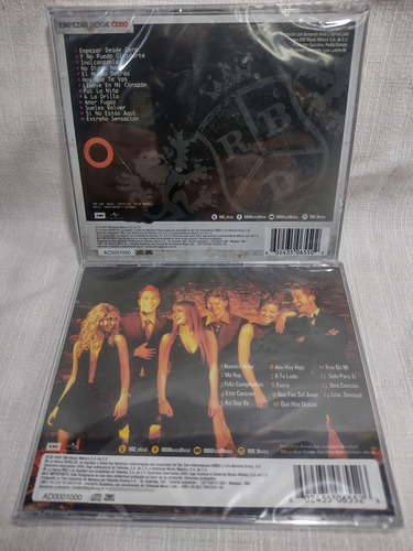 Cd Usado Rbd Nuestro Amor E Empezar Desde Cero 02 Cd's Estandar (Usado)