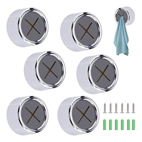 A 6 Soportes For Toallas De Cocina, Ganchos Autoadhesivos