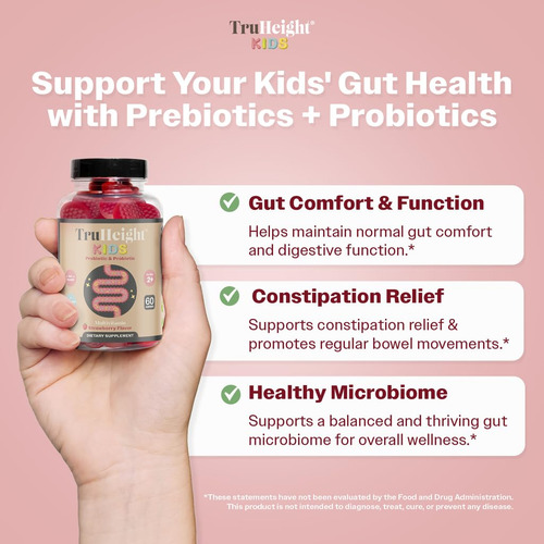 Truheight Gominolas Probioticas Prebioticas Niños 60gomitas