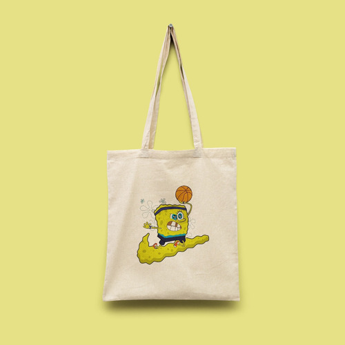 Tote Bag (bolsa Ecológica), Bob Esponja X Nike