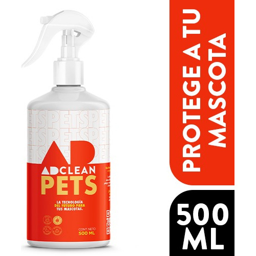 Higienizante De Mascotas Adclean 500 Ml