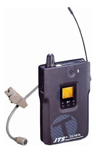 Microfono Inalambrico Transmisor Jts Tg98ta-cm201s Turismo Color Negro