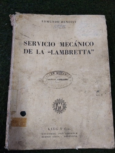 Lambretta , Manual Servicio Mecanico