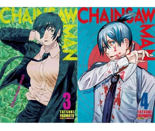 Kit Mangá Chainsaw Man Volume 2 E 3 Lacrado Panini