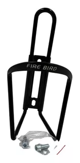 Porta Caramañola P/ Bicicleta Fire Bird Aluminio Negro