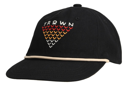 Gorra Trown Triangulo Unisex En Negro | Stock Center