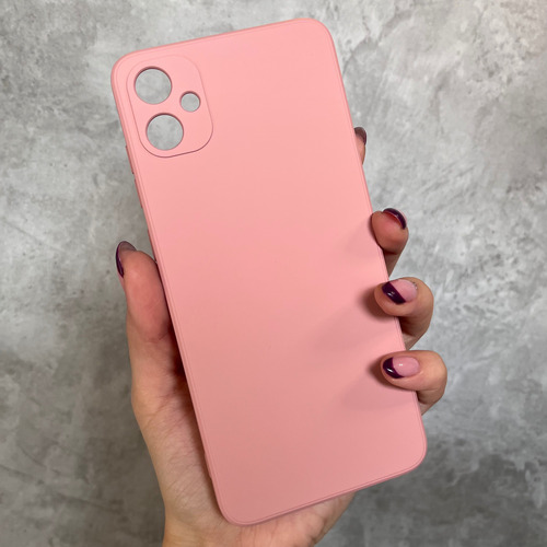 Funda Silicona Cubre Cámara Para Samsung Linea- Coolcase Rosa A06
