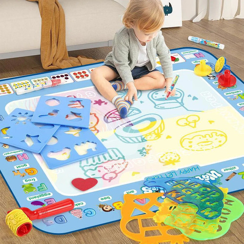 Tapete Mágico Con Diseño De Agua Para Niños, Pi Board
