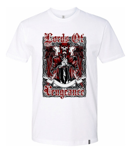 Camiseta, Lord Of..., Metal, Death, Muerte, Calavera, Blanca