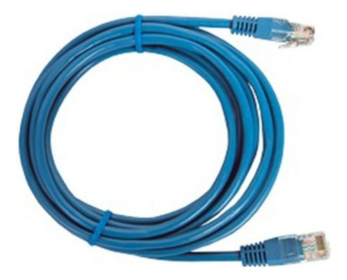 Patch Cord Cable Parcheo Red Utp Cat 5e 1 Metro Azul