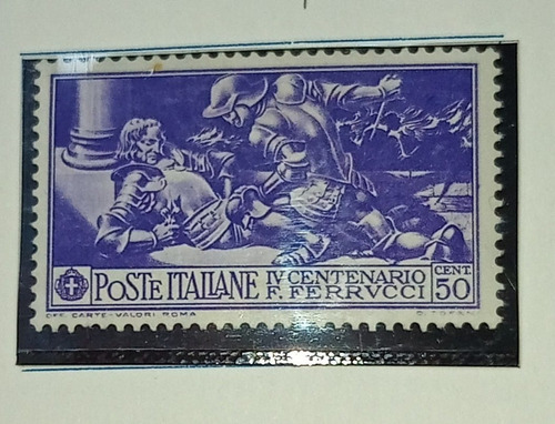 Estampilla Italia 1930 F.ferrucci Yt. 260 -50 Cent.