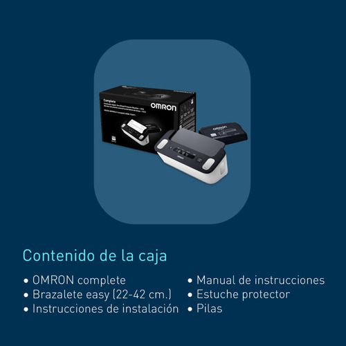 Monitor De Presión Automático De Brazo Omron + Ecg Hem-7530t