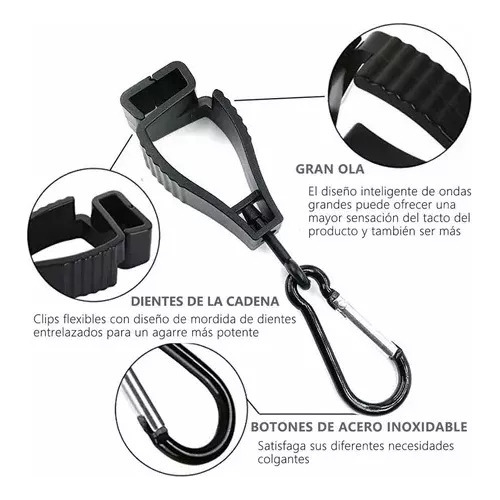 Suporte De Clipe De 13 Peças Para Luvas De Trabalho E Segura