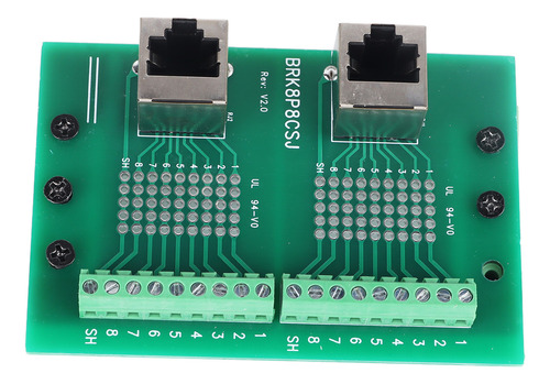 Placa De Conexión Rj45, Conector Ethernet, Transmisión Rápid