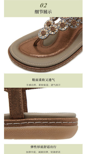 Sandalias Cómodas Planas Informales De Moda Para Mujer