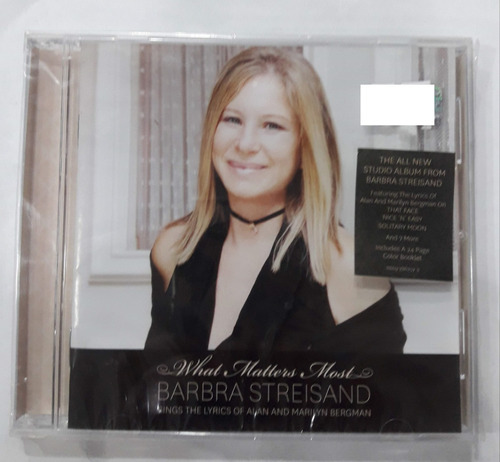 Streisand Barbra - What Matters Most - Cd Nuevo Original