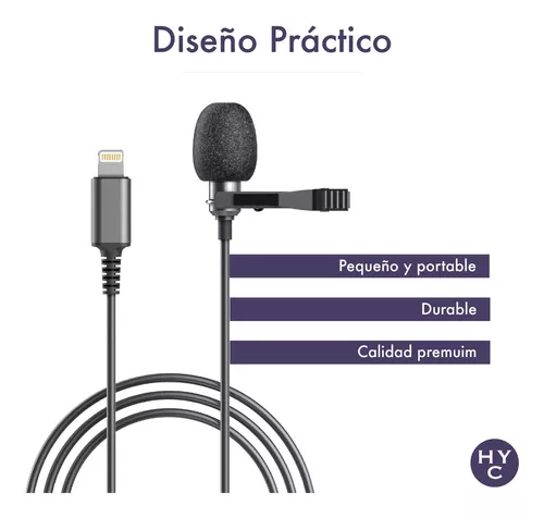 Micrófono Lavalier Para Celular Corbatero Tipo C - Cable De 1.5M