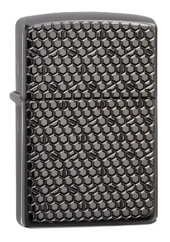 Encendedor Zippo Modelo 49021 Original Silver Hexagons