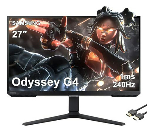 Monitor Gaming Samsung Odyssey G4 27  Fhd, 240hz, 1ms, G-syn