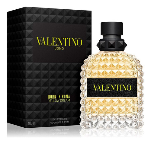 Perfume Valentino Uomo Born In Roma Yellow Dream 100ml Cab.