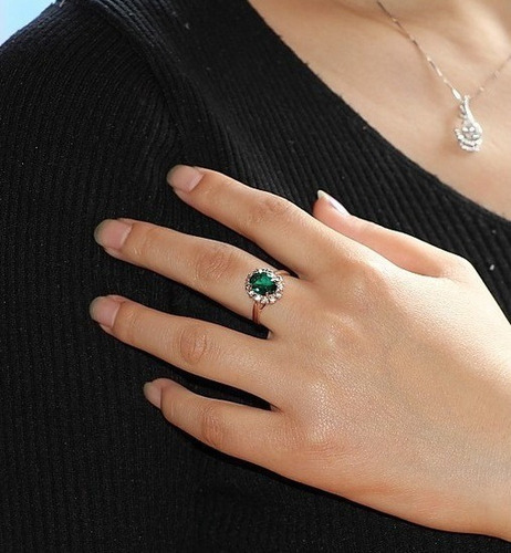 Anillo Swarovski Crystal Princesa Kate Colores Stock Nuevo
