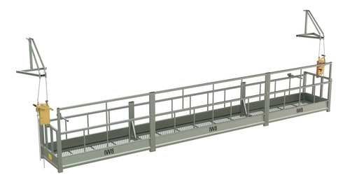 Andaime Suspenso Balancim Manual 7m X 90cm Sem Cabos De Aço